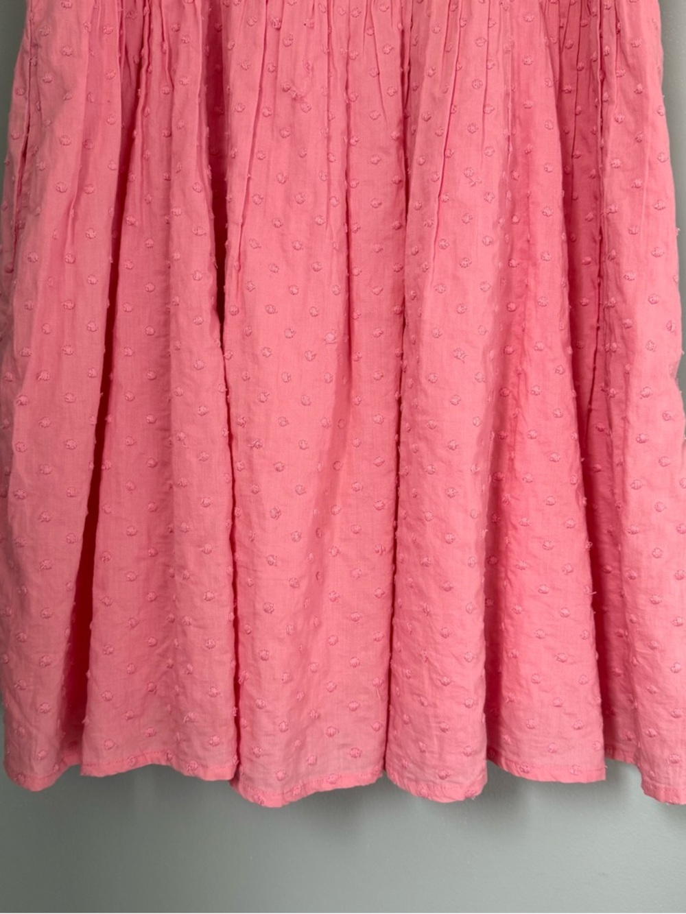 LoveShackFancy Pink Raleigh Cotton Mini Dress - Picture 6 of 11